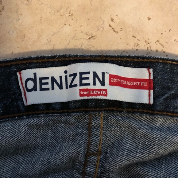 Men’s Denizen Levi’s 281 Straight Fit Dark Jeans - Picture 5 of 7
